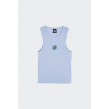 Santa Cruz - Débardeur - Partial Dot Emb Tank pour Femme - Bleu - Taille 8