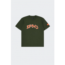Edwin - Tee-Shirt manches courtes - T-shirt - Katakana Retro Ts pour Homme - Vert - Taille S