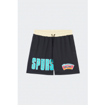 Mitchell & Ness - Short - Fashion Shorts 7in Vintage Logo pour Homme - Noir - Taille S