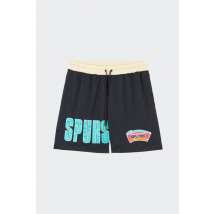 Mitchell & Ness - Short - Fashion Shorts 7in Vintage Logo pour Homme - Noir - Taille XL