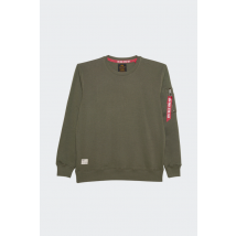 Alpha Industries - Sweat - Usn Blood Chit pour Homme - Vert - Taille M