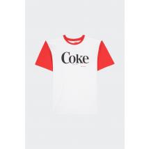 Brixton - T-shirt manches courtes - T-shirt - Brixton X Coca Cola pour Homme - Blanc - Taille XL