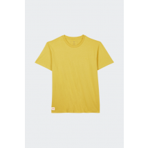 Globe - Tee-Shirt manches courtes - T-shirt En Coton Biologique - Stacks On pour Homme - Jaune - Taille L