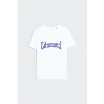 Edmmond Studios - Tee-Shirt manches courtes - T-shirt - Curly Plain pour Homme - Blanc - Taille XL