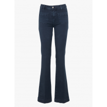 Acquaverde - Katoenen jeans met uitlopende pijpen charlotte - 30 Maat - Blauw