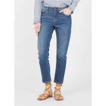 Acquaverde - Slim-fit jeans met hoge taille - 28 Maat - Jeans verschoten