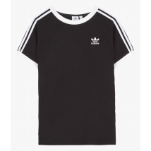 Adidas - Katoenen t-shirt met ronde hals en geborduurd logo - 4X Maat - Zwart