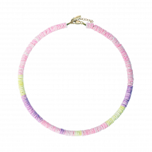 Allthemust - Bead necklace - One Size - Pink