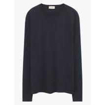 American Vintage - Camiseta de algodón con cuello redondo - Talla 2XL - Azul