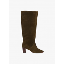Anonymous Copenhagen - Bottes hautes en cuir velours - Taille 37 - Vert
