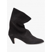 Anonymous Copenhagen - Botines de terciopelo con tacón - Talla 36 - Negro