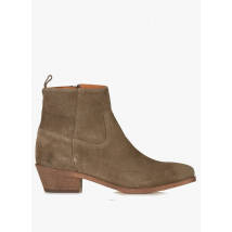 Anthology Paris - Leren boots - 40 Maat - Kakigroen