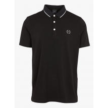 Armani Exchange - Poloshirt aus baumwolle mit siebdruck - Größe M - Schwarz
