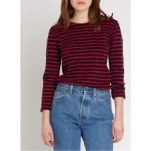 Armor Lux - Marinière col rond en coton - Taille 1 - Bleu
