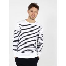 Armor Lux - Marineshirt van stevige katoenjersey met ronde hals - L Maat - Blauw