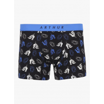 Arthur - Boxer imprimé en coton stretch - Taille S - Noir