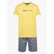 Arthur - Conjunto de pijama de algodón orgánico - Talla S - Azul