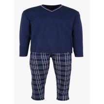 Arthur - Pyjama van katoenmix met print - S Maat - Blauw