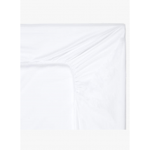 Au Printemps Paris Maison - Hoeslaken van biokatoen - 140x200 cm Maat - Wit