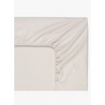 Au Printemps Paris Maison - Sábana bajera de lino lavado - Talla 90x190 cm - Beige