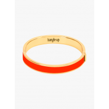 Bangle Up - Bracelet à fermoir en métal doré émaillé - Taille Unique - Orange