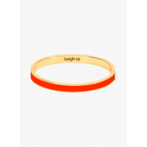Bangle Up - Bracelet à fermoir en métal doré émaillé - Taille Unique - Orange