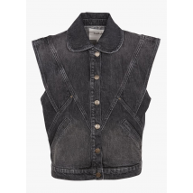 Ba&sh - Veste en jean sans manches - Taille 2 - Noir