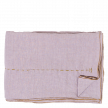 Bed And Philosophy - Tischdecke aus gewaschenem leinen - Größe 200x300 cm - Violett