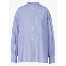 Bellerose - Katoenen hemd met ronde hals - 1 Maat - Blauw