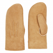 Bellerose - Leather mitten gloves - 2 Size - Beige