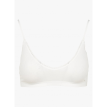 Bensimon - Triangelbeha van katoenmix - 1 Maat - Wit
