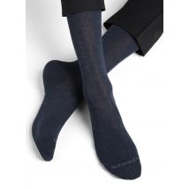 Bleuforet - Effen - katoenen sokken - 39/42 Maat - Blauw