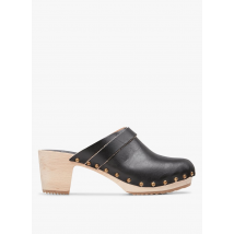 Bosabo - Leren klompen - 39 Maat - Zwart