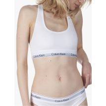 Calvin Klein Underwear - Sujetador deportivo de algodón modern cotton - Talla S - Blanco