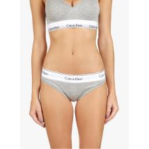 Calvin Klein Underwear - Slip van gemêleerde jersey - L Maat - Grijs