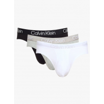 Calvin Klein Underwear - Pack de 3 slips de mezcla de algodón - Talla S - Negro