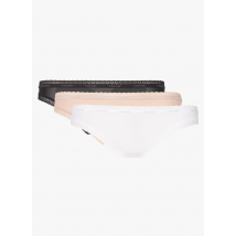 Calvin Klein Underwear - Lote de 3 tangas - Talla L - Blanco