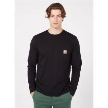 Carhartt Wip - Camiseta de algodón con cuello redondo - Talla M - Negro