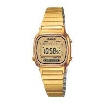 Casio vintage slim steel watch - One Size - Golden