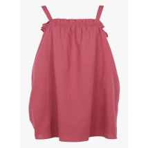 Day Off - Korte - wijde jurk van katoen - 2 Maat - Roze