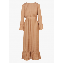 Day Off - Robe longue rayée - Taille 1 - Beige