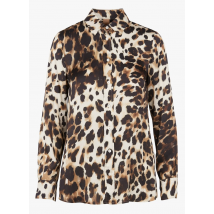 Diega - Chemise col classique imprimé léopard - Taille S - Multicolore