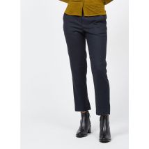 Diega - Pantalon droit en laine mélangée - Taille S - Bleu