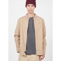 Dockers - Regular-fit overhemd van katoenmix met amerikaanse kraag - XL Maat - Bruin