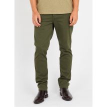 Dockers - Pantalón chino slim fit de algodón elástico - Talla 32/32 - Caqui