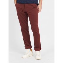 Dockers - Pantalón chino slim fit de algodón elástico - Talla 33/34 - Marrón
