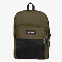 Eastpak - Checked canvas zipped backpack - One Size - Khaki