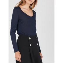 Ekyog - Tee-shirt Col V léger - Taille S - Bleu