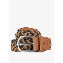 Faguo - Gevlochten ceintuur van stof - Een Maat - Blauw