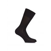 Falke - Calcetines de algodón de hilo de escocia - Talla 43/44 - Negro